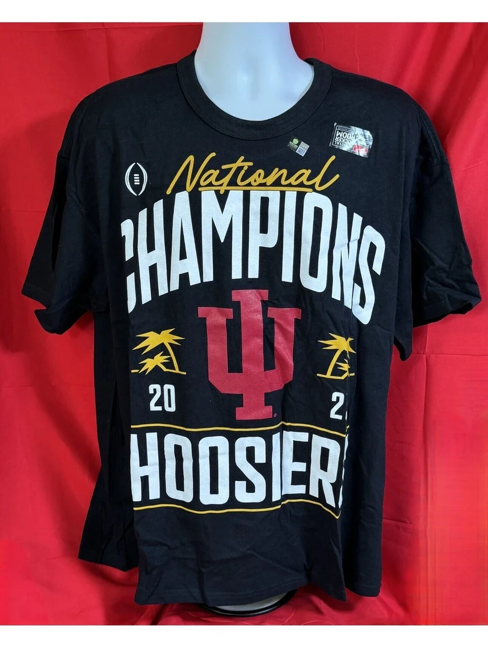 Nike Tee Indiana Hoosiers Locker Room 2025 National Champion T-shirt Mens XL NWT